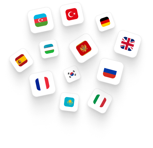 Flags of different countires